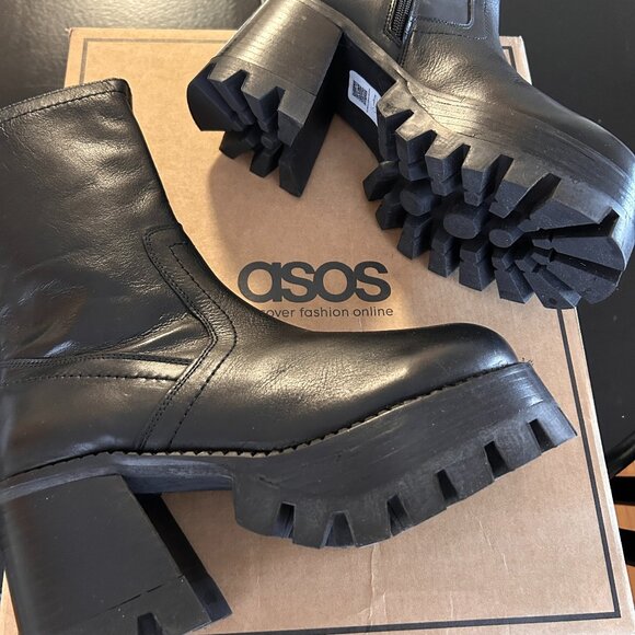 ASOS Black Ankle Boots - Picture 3 of 7